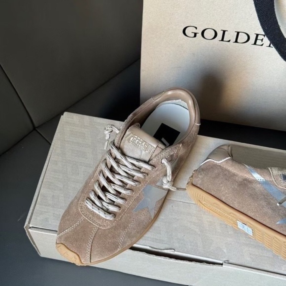 Golden Goose Tan and White Loafers - Picture 6 of 8